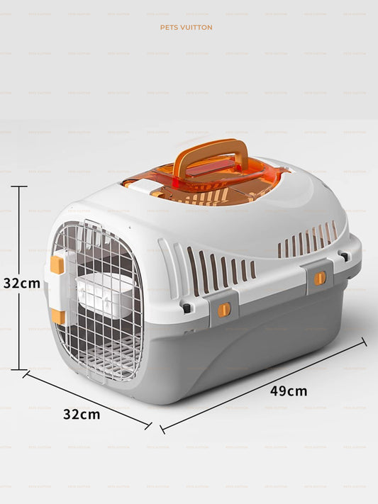 CARGOS Cat Carrier Cage Capsule with Detachable Feeder