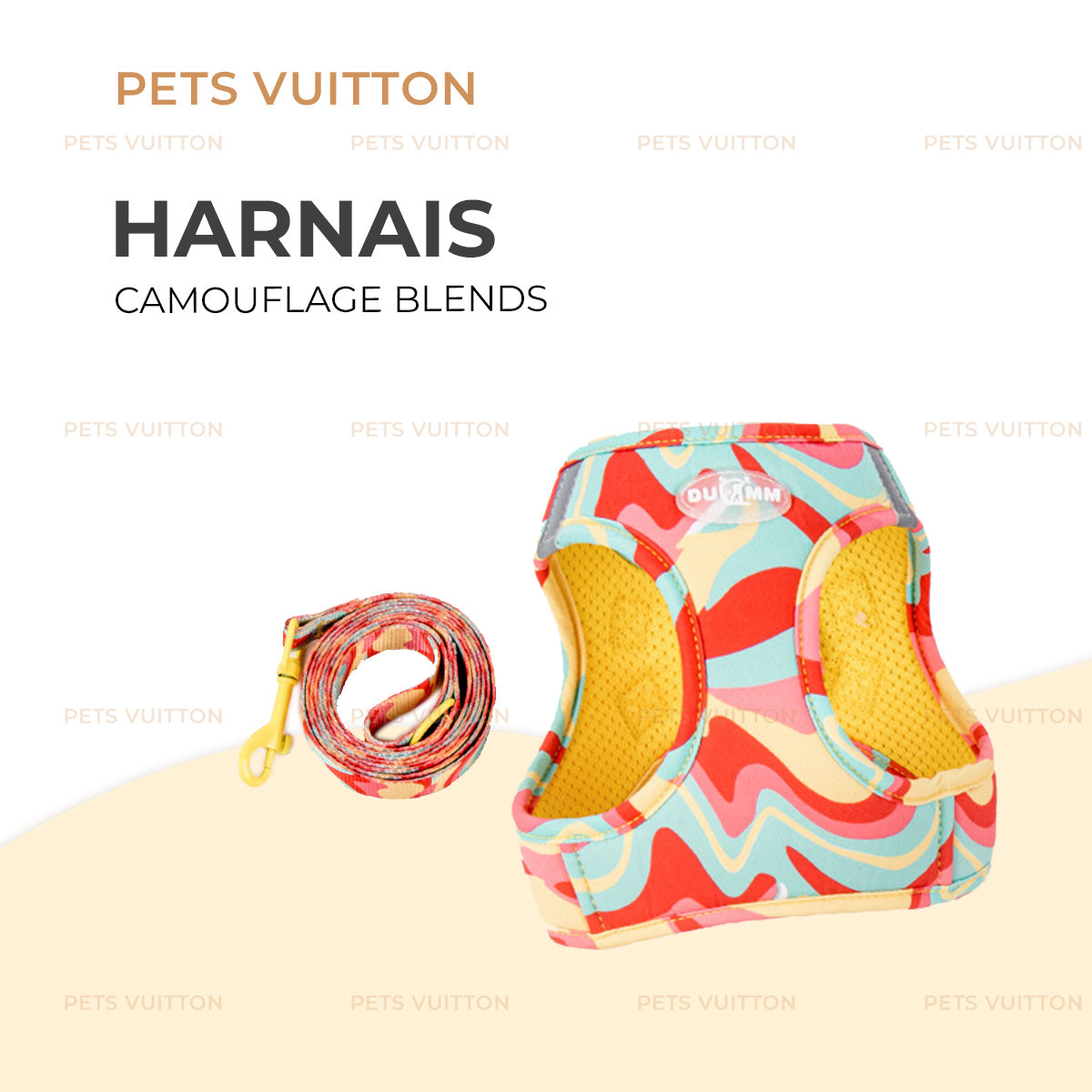 Harnais Camouflag Blends Pet Cat Harness with Leash and accessories