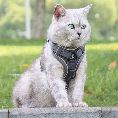 HARNAIS Engineer Bulk Pet Cat Harness with Leash