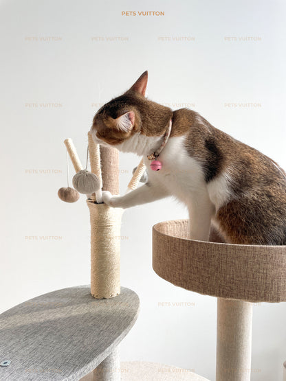 Cat Tree Bulky Cat Four Layers with Sisal Boards